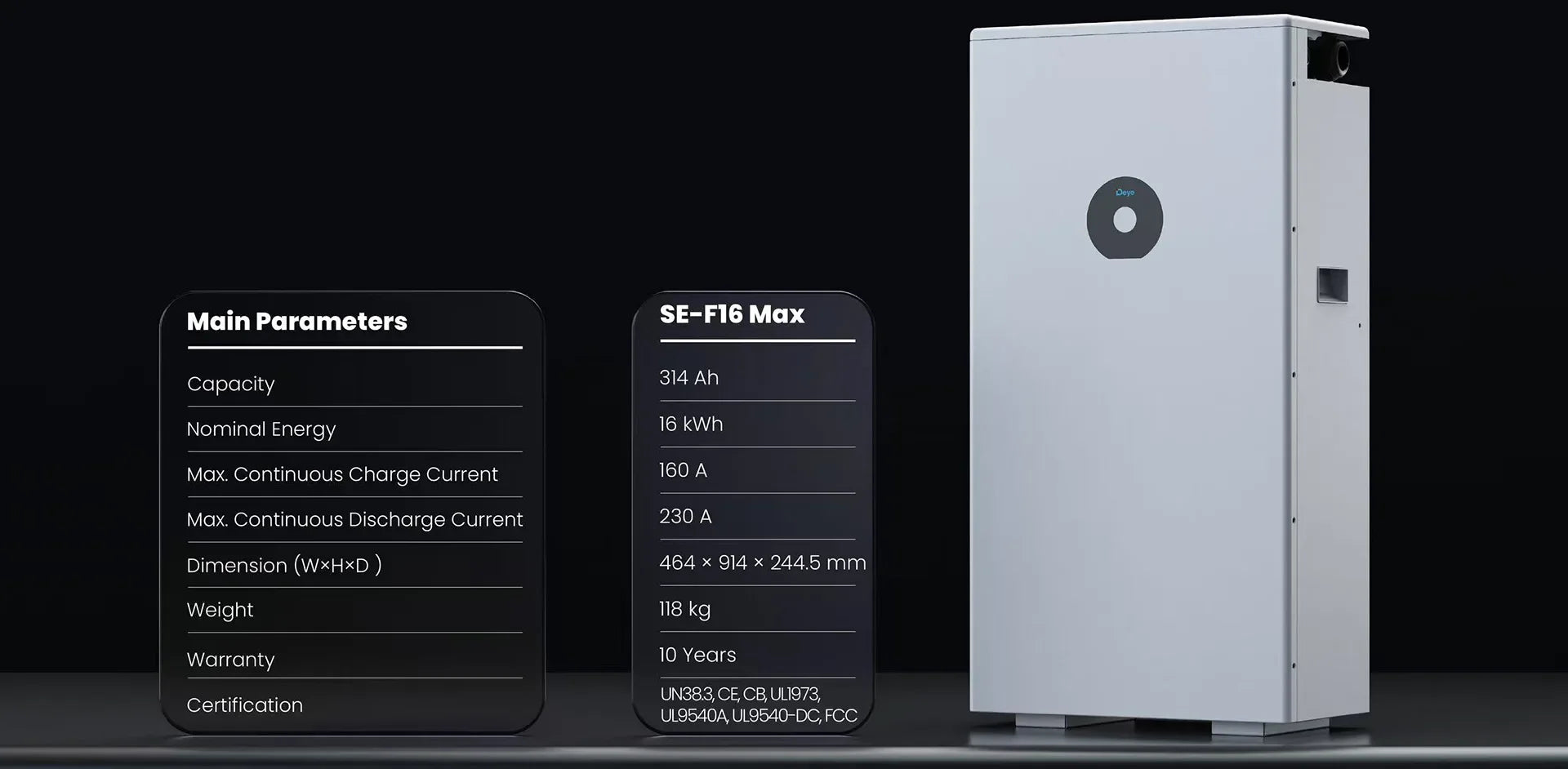 Deye SE-F16-C-MAX – recenzja magazynu energii 16 kWh (bateria niskonapięciowa LiFePO4)