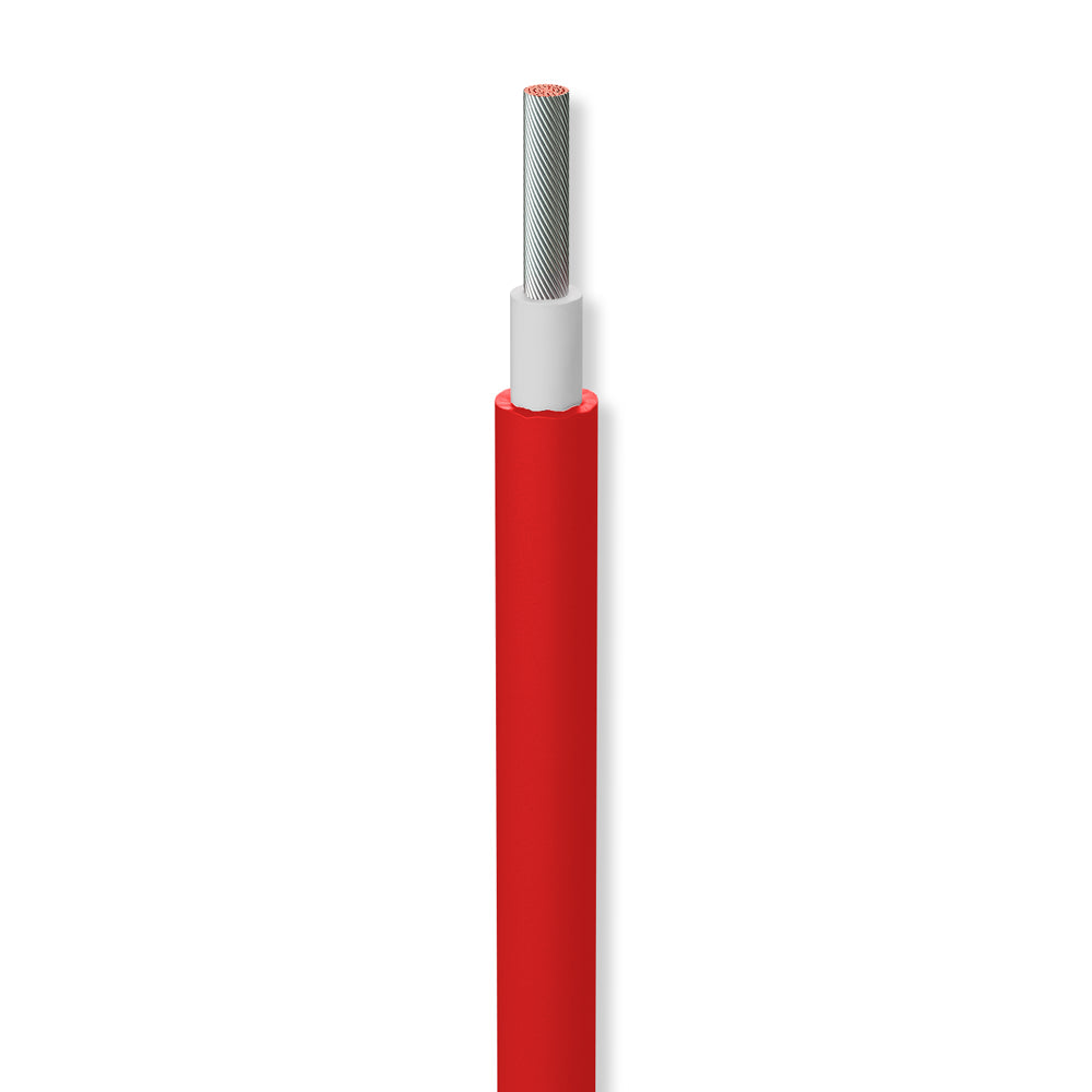Czerwony kabel DC 6mm2 do elektrowni słonecznej